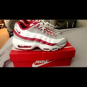 nike airmax 95’s red/gray/white